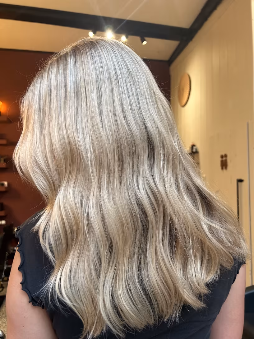 Koel blond met slag