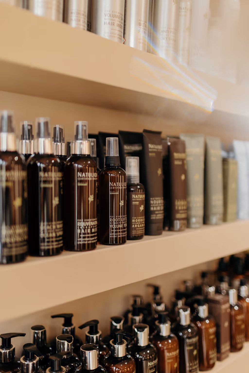 Natulique producten in de salon