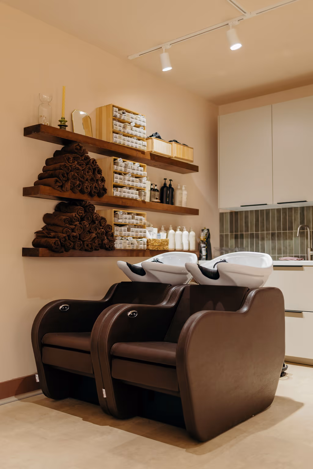 De wasplekken in Nook Hair Boutique